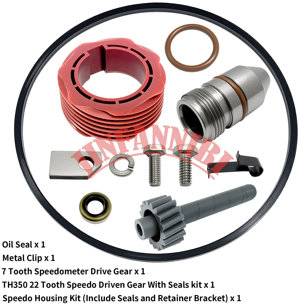 7 & 22 Tooth Sleeve Housing Gear Seal Retainer Speedometer for TH350 Speedo Kit view 5