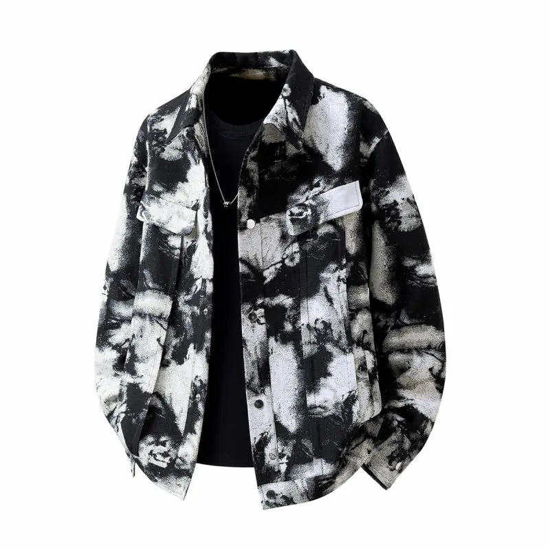 

Мужская футболка свободного кроя большого размера из окрашенной ткани, в корейском и гонконгском стиле, для студентов и молодежи, дышащий полиэстер