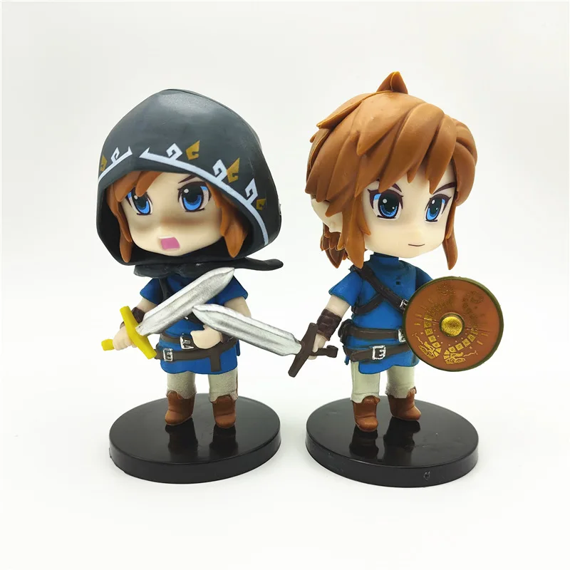 6 Stück/Set Spiel The Legend of Zelda Link Niedliche PVC-Actionfiguren Spielzeug 10cm – Detail 6