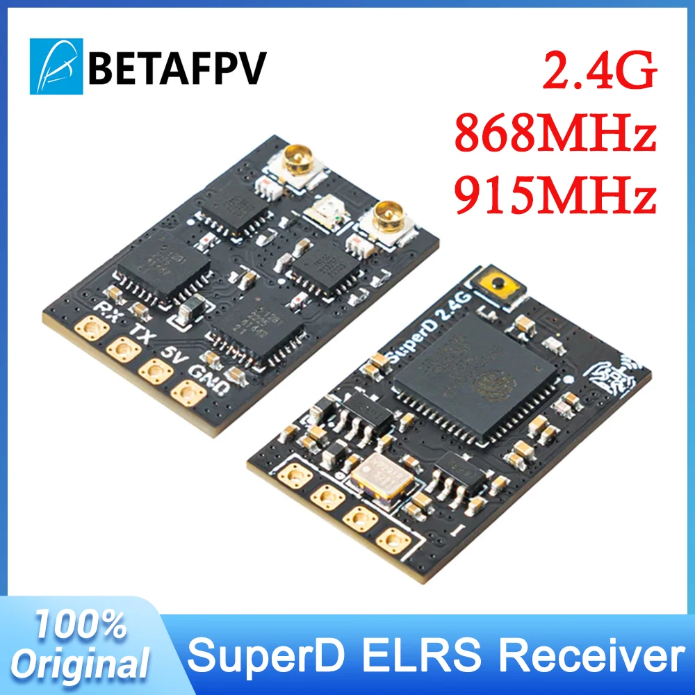 BETAFPV SuperD ELRS 2.4G/ 915MHz/ 868MHz Diversity Receiver