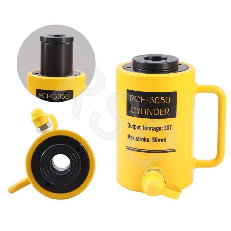 

RCH-3050 Hydraulic Hollow Plunger Jack 30 Ton 50mm Hydraulic Hollow Cylinder