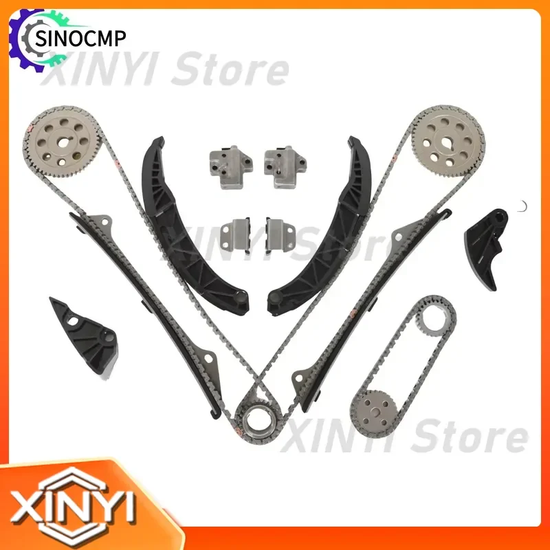Timing Chain Kit for Hyundai Santa Fe Sonata Azera Veracruz Kia Sorento Sedona 3.3L 3.5L 3.8L G6DB G6DC G6CD G6DA Engine