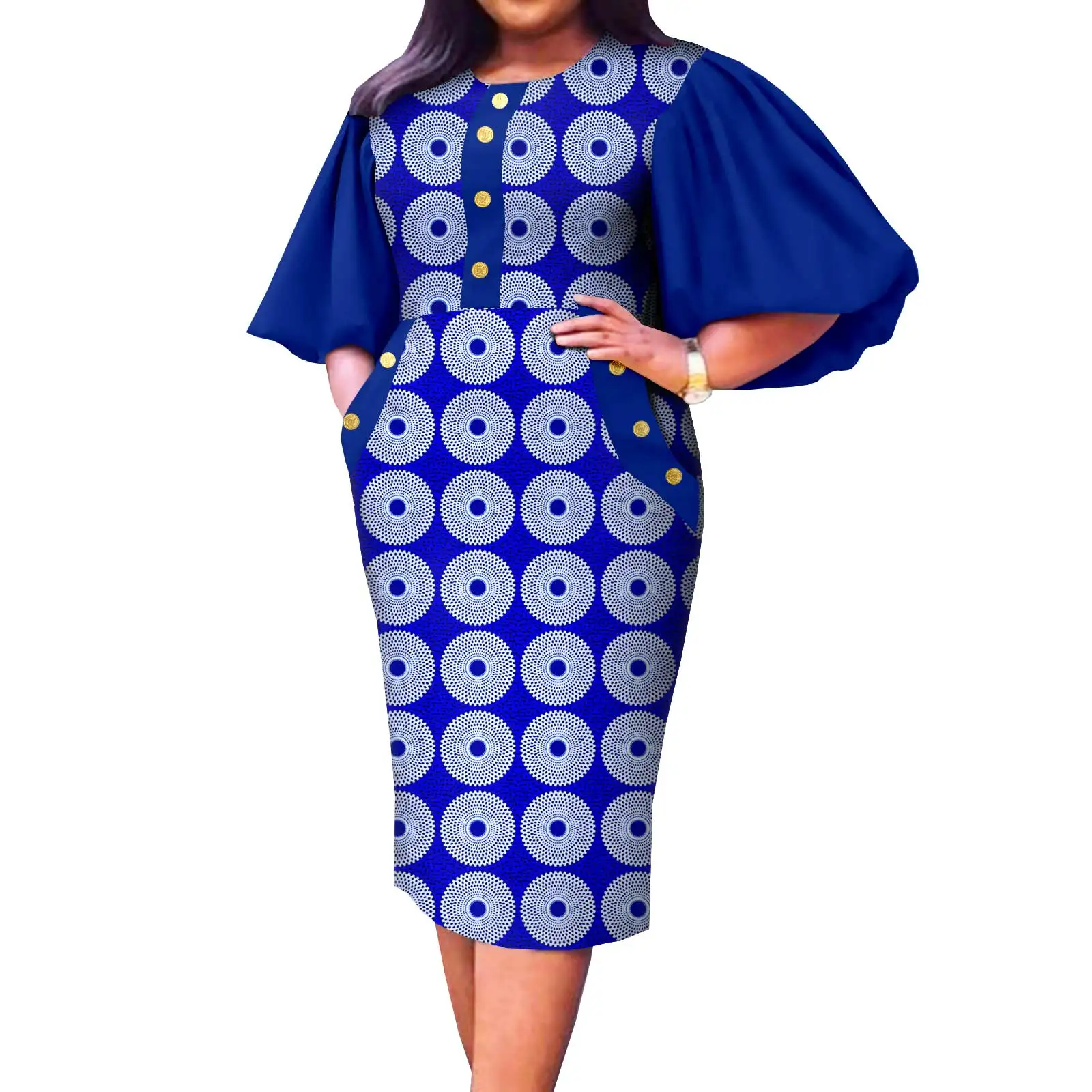knee length ankara dresses Knee Length 2019 Ankara Dresses Ankara Gowns African Straight Dress Styles 2019 10 Best Ankara