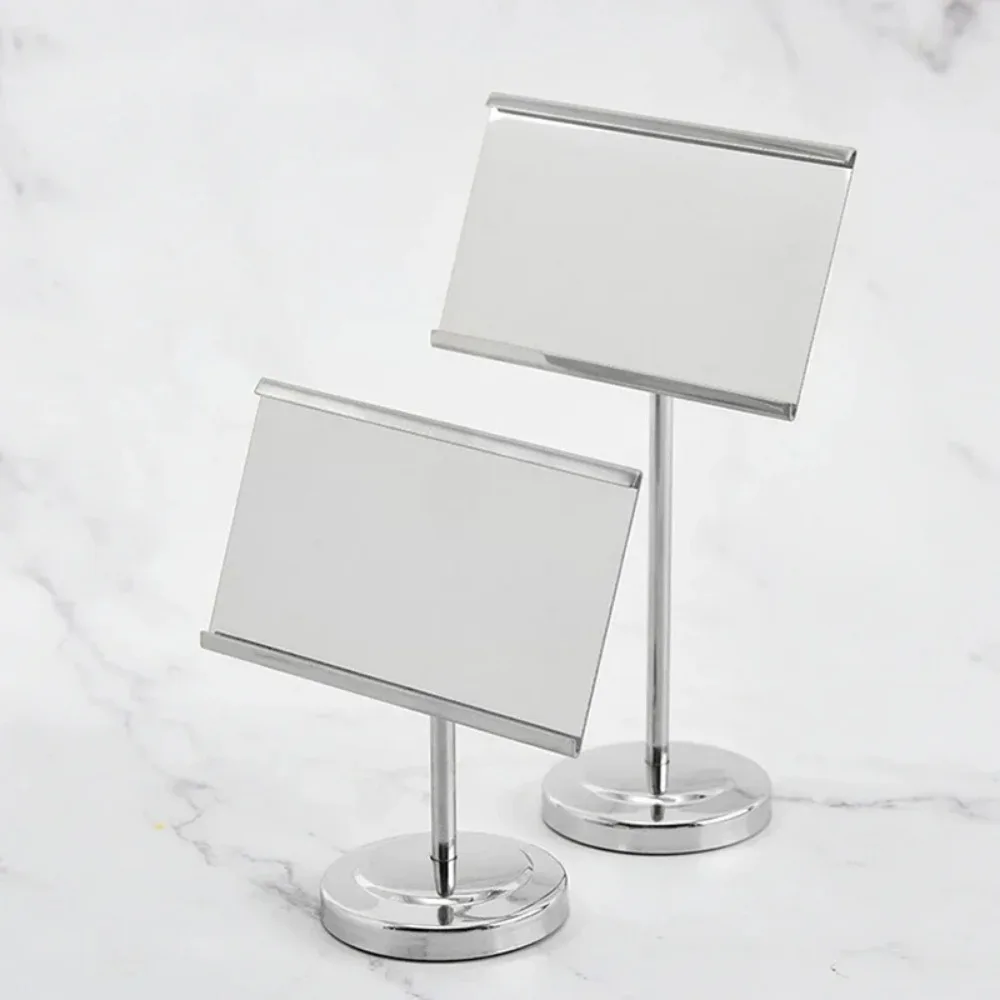 High End Hotel Buffet Label Rack Price Tag Display Stand Food Sign Holder Desk Sign Stand Name Card Clip Wine Info Display Stand