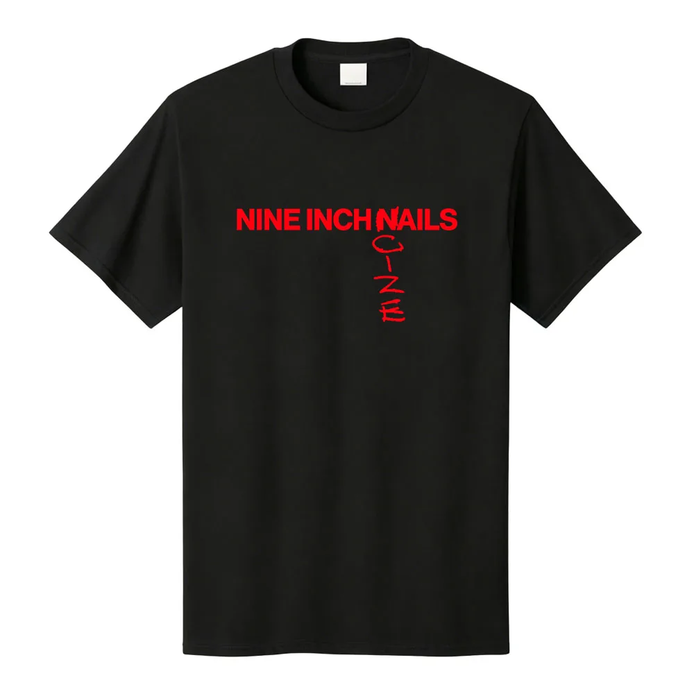 Nine Inch Nails Boys Noize Design Tees Nine Inch Noize Album T-shirt Short Sleeve Cotton Female/Male Tshirts Unisex Streetwear