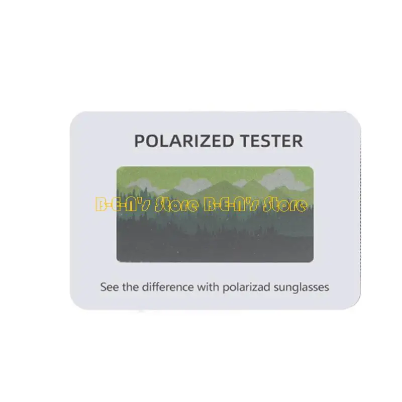 

Y1AD Polarized sunglasses test, polarized sunglasses test card check glasses