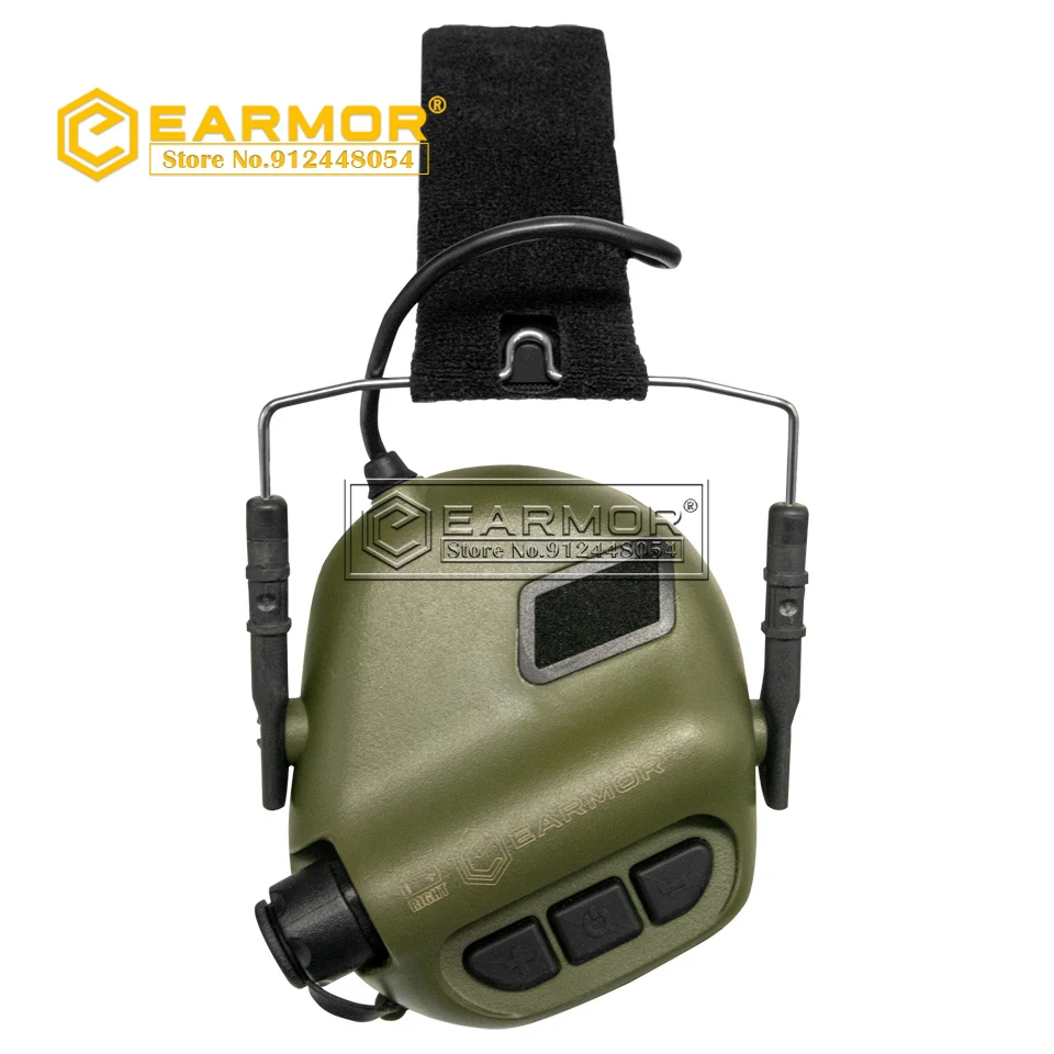 EARMOR M31 MOD4 Tactical Headset & ARC Rail Adapter Set 5 Color Shooting Noise Clearance Aviation Noise Reduction Headset