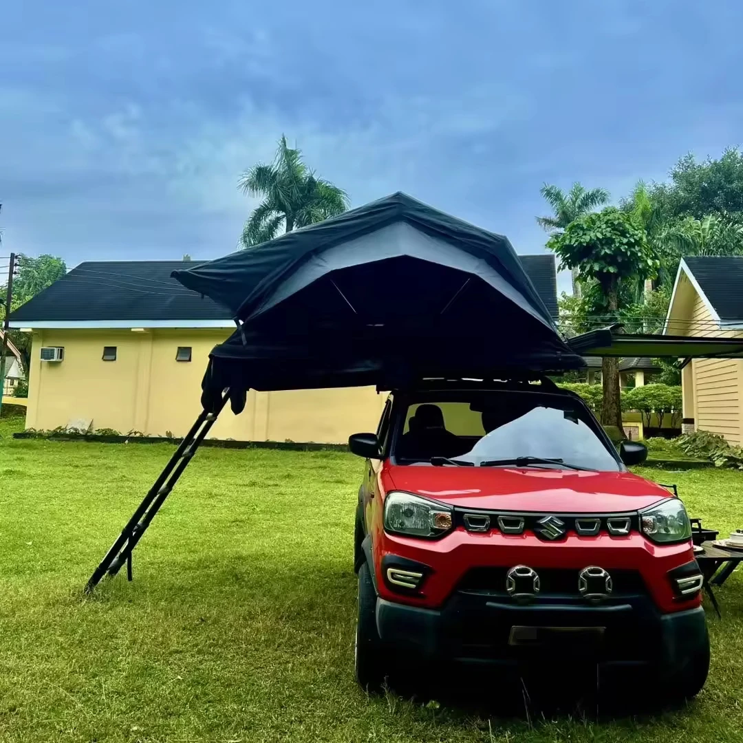 af-OEM Waterproof Light Weight Soft Shell Car Roof Tent Clamshell Camping Roof Tent Box Outdoor Rtt Rooftop Tent Box