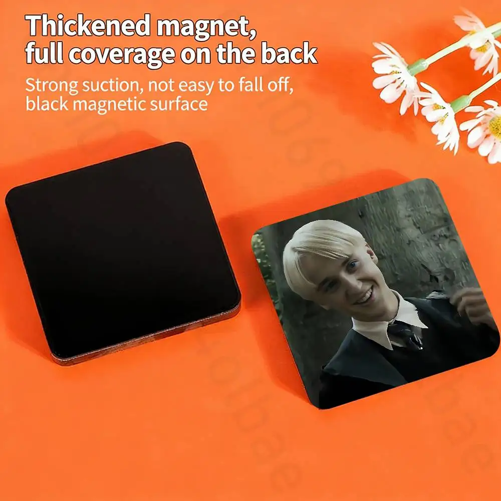 Actor D-Draco M-Malfoy Fridge Magnets Round Magnetic Refrigerator Decoration Memorial Gifts Wedding Favors