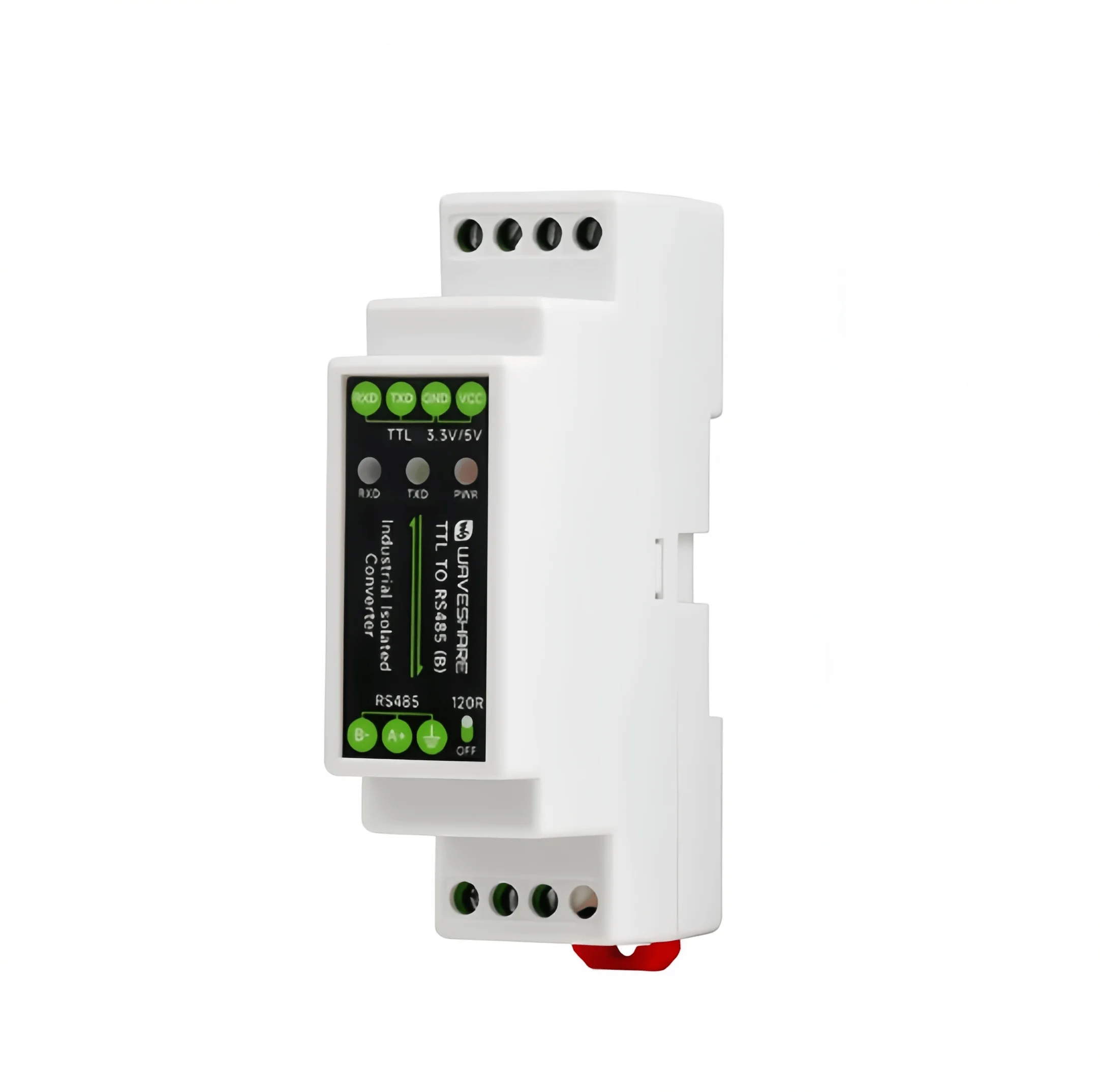 TTL-to-RS485 Module RS485-to-Serial Converter Bi-directional Electrically Isolated, Industrial-Grade DIN Rail Mountable