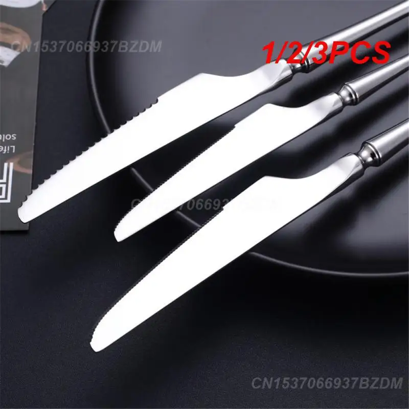 Requintado sofisticado faca garfo colher conjunto, qualidade Premium prático e elegante, design de cintura fina, casa e Hotel, 1 pc, 2 pcs, 3pcs