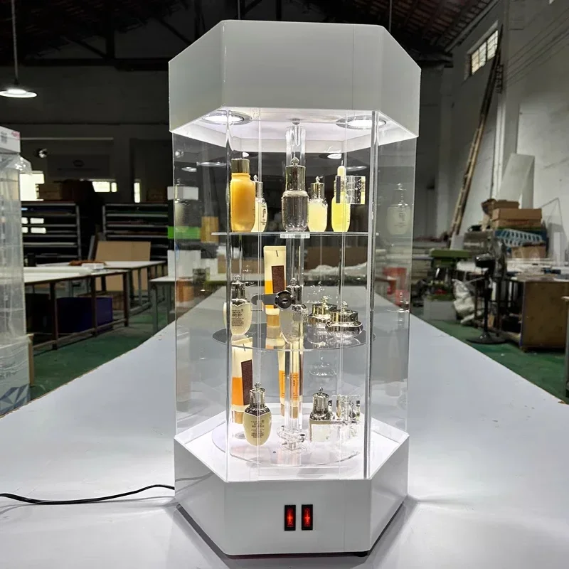 

Cosmetics Jewelry Jewelry Display Cabinet Acrylic Boutique perfume Watch Accessories Rotating Display Stand Table