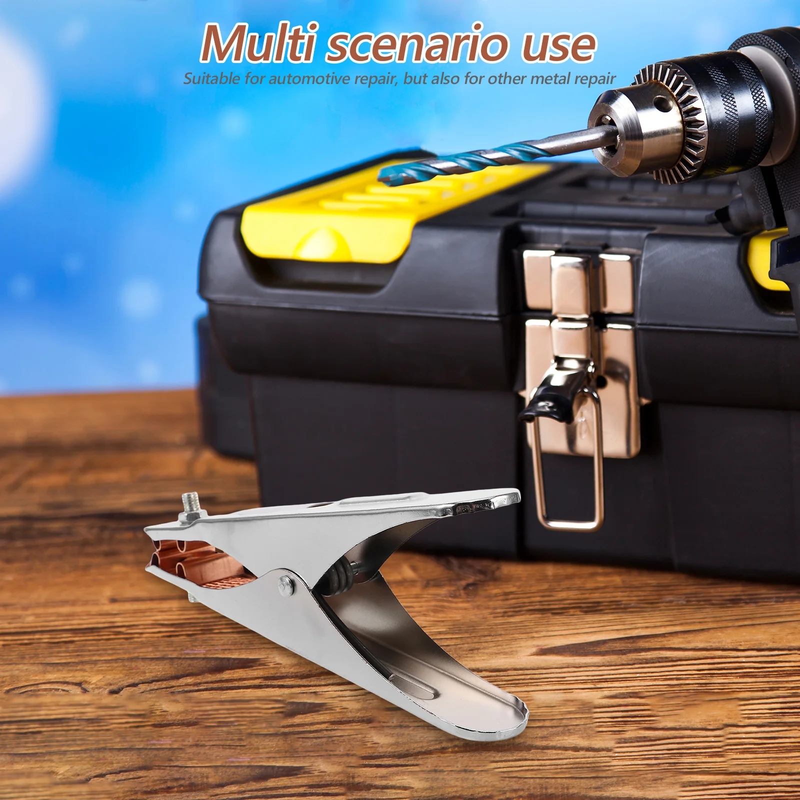 

Heavy Duty Ground Clamp Welding Machine Earth Clip Easy Operation Durable Reliable Automotive Sheet Metal Repair