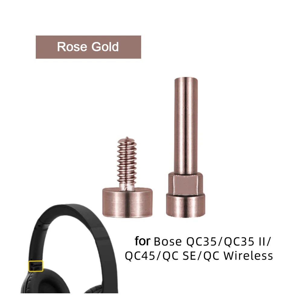 POYATU for Bose QC35 QC35 II QC45 QC SE Hinge Screws Only - Replacement Pivot Screws for Headphone Repair view 6