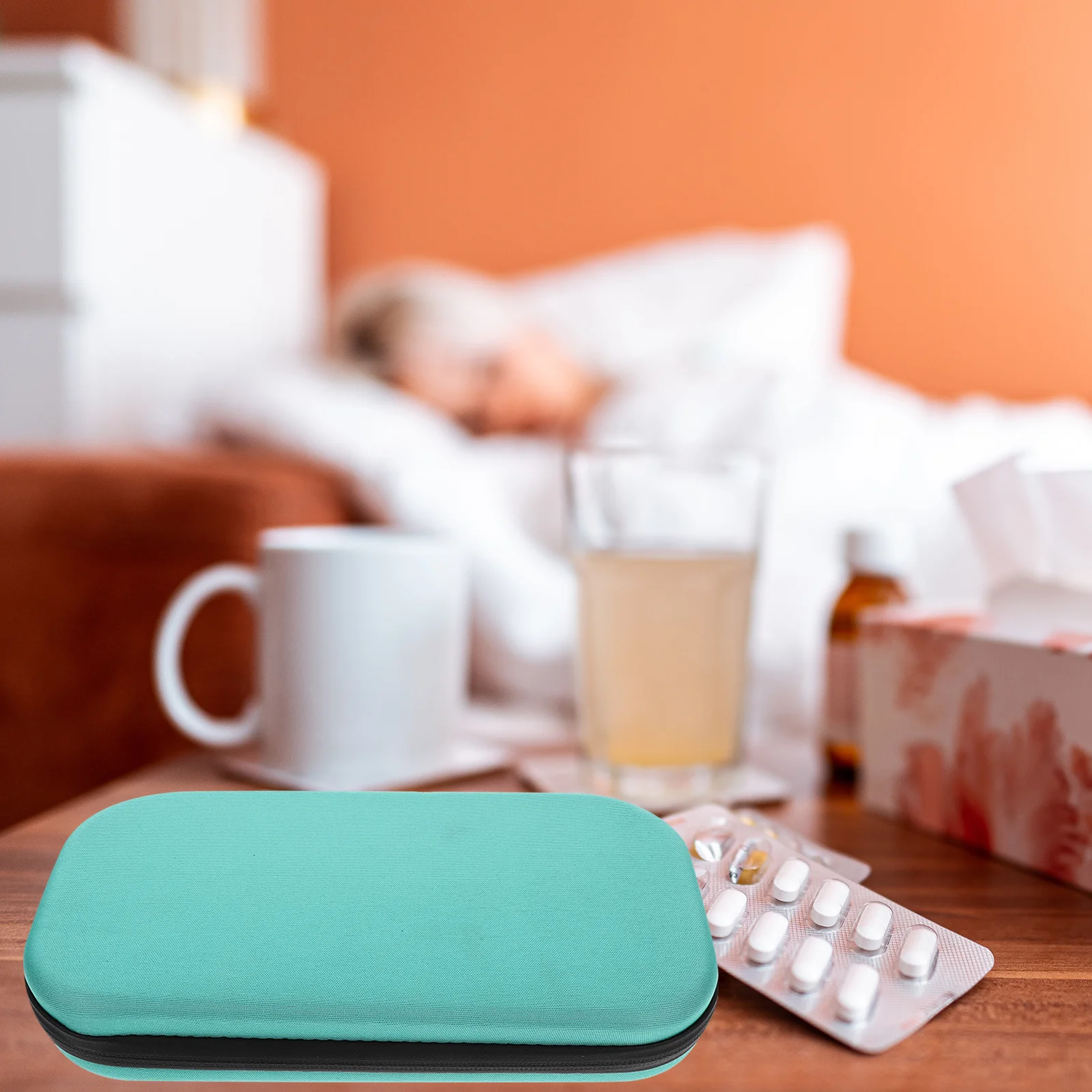 

Stethoscope Case Organizer Eva Waterproof Shockproof Portable Nurse Accessories Storage Bag Mesh Pocket Teaching Equipment Tools