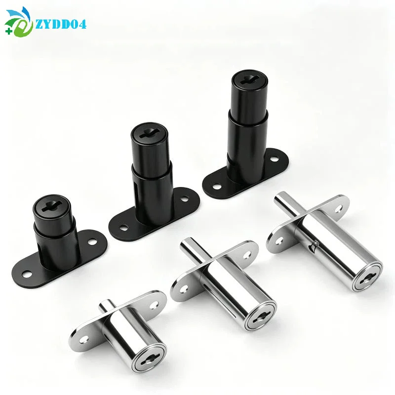 ●Cabinet Lock Zinc Alloy Furniture Desk Draw Pedestal Lock Office Home Filing Cabinet Lock With 2 Keys