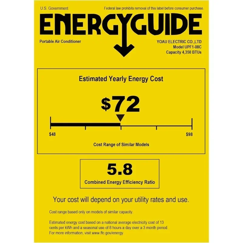 Uhome New Portable Air Conditioner Compact Air Conditioning Unit with Cooling Dehumidifier Fan