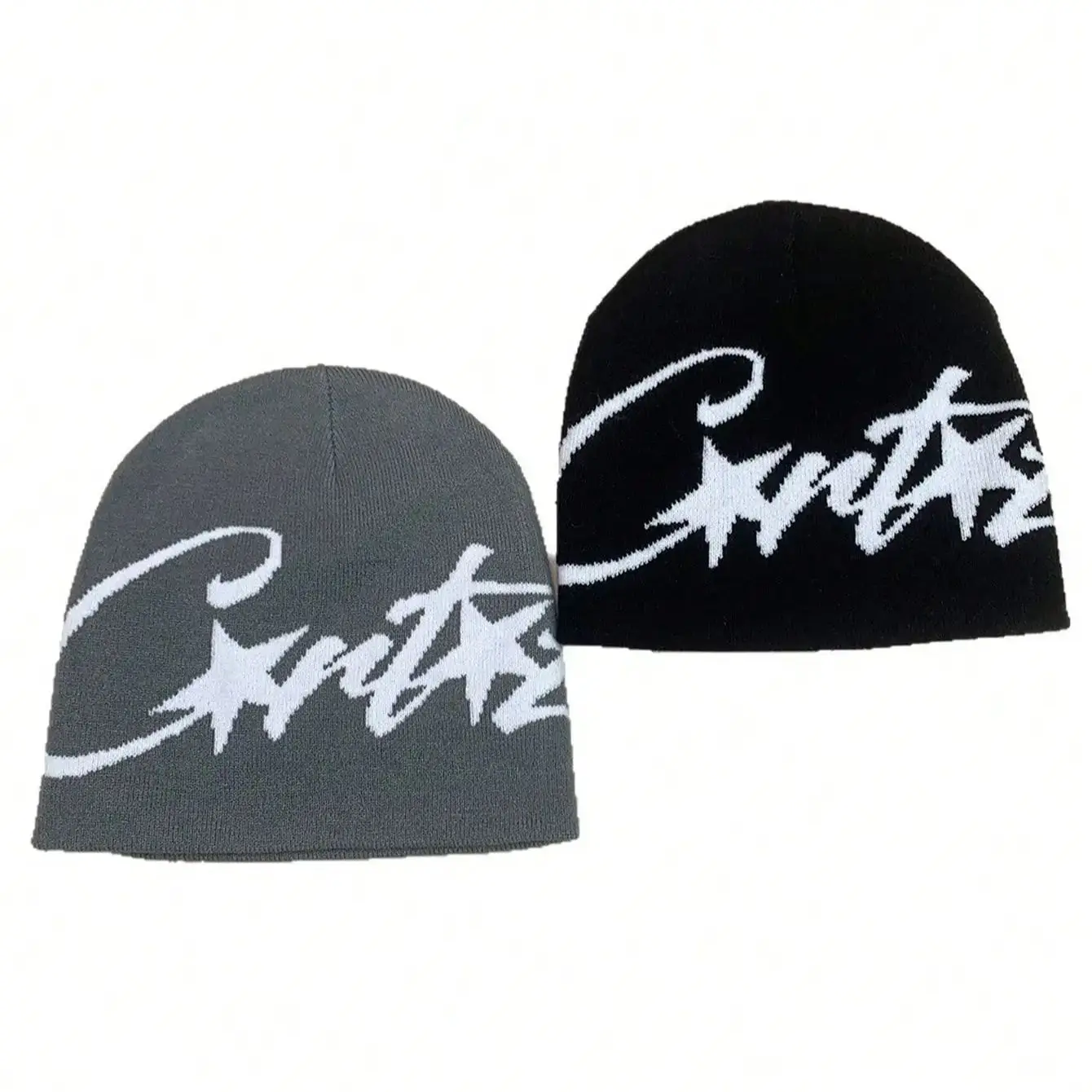 1 قطعة بيني خمر محبوك قبعة للجنسين الأمريكية الهيب هوب الشارع الشهير الجاكار قبعة صغيرة محبوكة قبعة ، دافئة لخريف/شتاء الخريف Ou