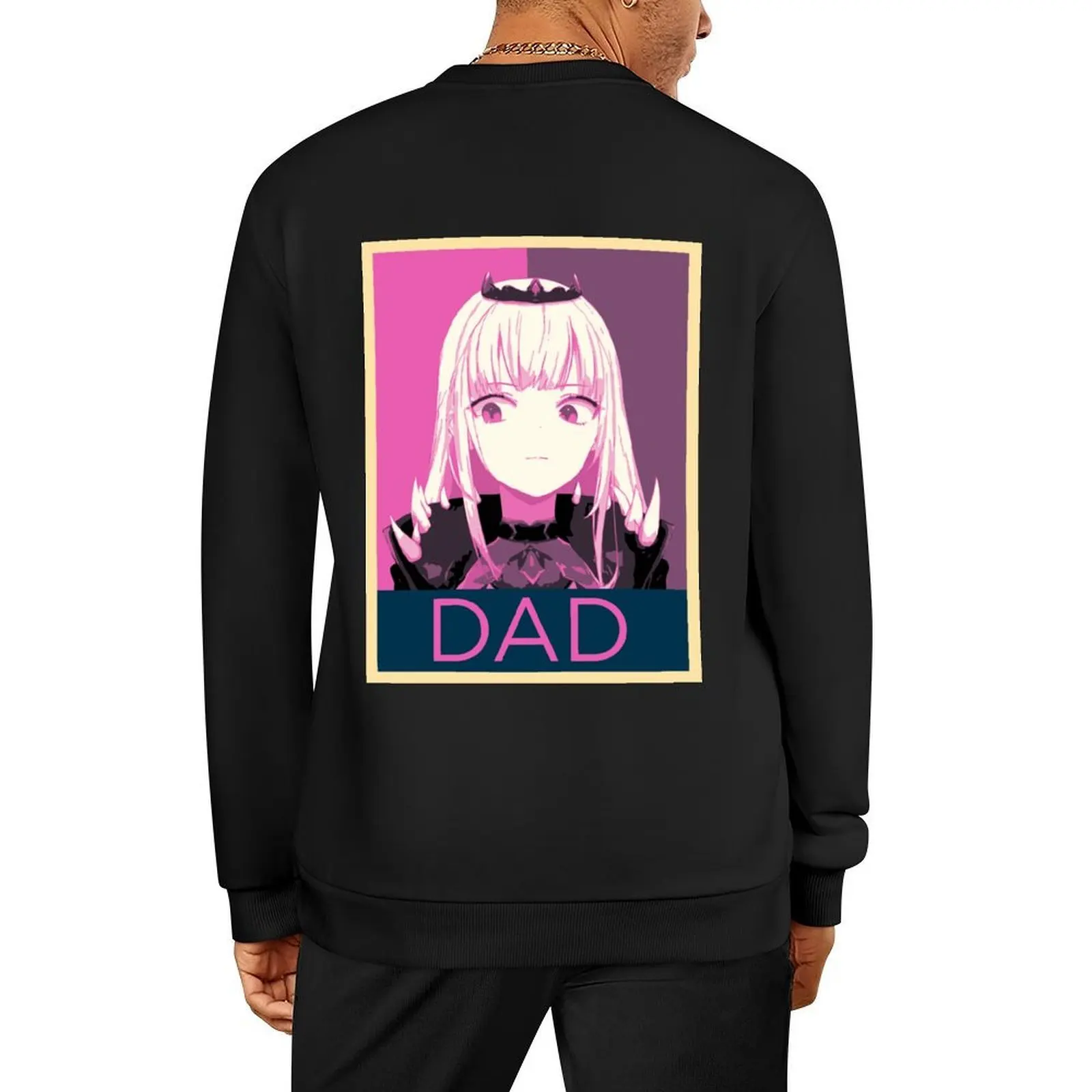 

Hololive EN Calliope Mori Dad Posterized Pullover blouse tracksuits aesthetic clothing men's winter sweater sweatshirts for men
