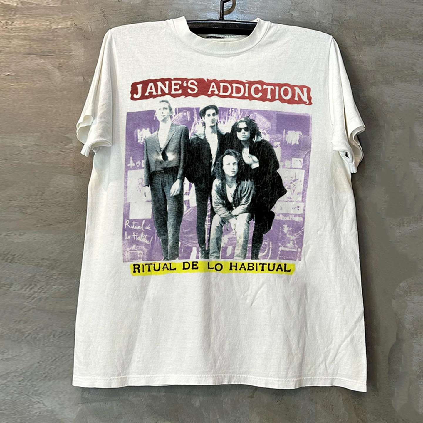 Janes Addiction Hard Rock Band Short Sleeve T-Shirt American Style Half Sleeve Direct Print Cotton round Neck Loose Fit Youth...