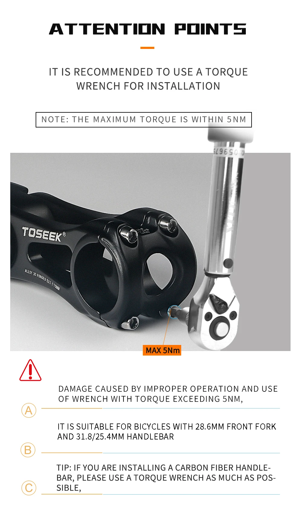Tofek-自転車ステムxc、ハンドルバー、調整可能、長さ85〜85度、長さ90