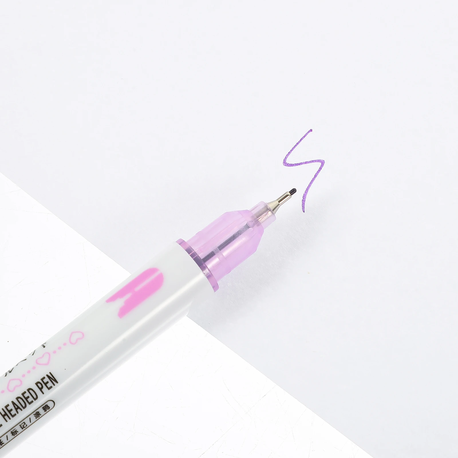 

8Pcs Wave Markers Smooth Ink Uniform Drawing Floral Pens Office Home School Use Art Supplies Markers Floral Pens