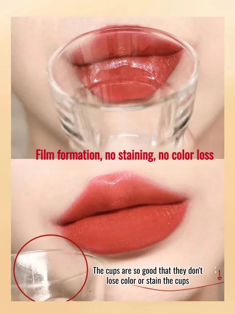 Black luxury velvet noncolor loss lipstick whitening enhance waterproof