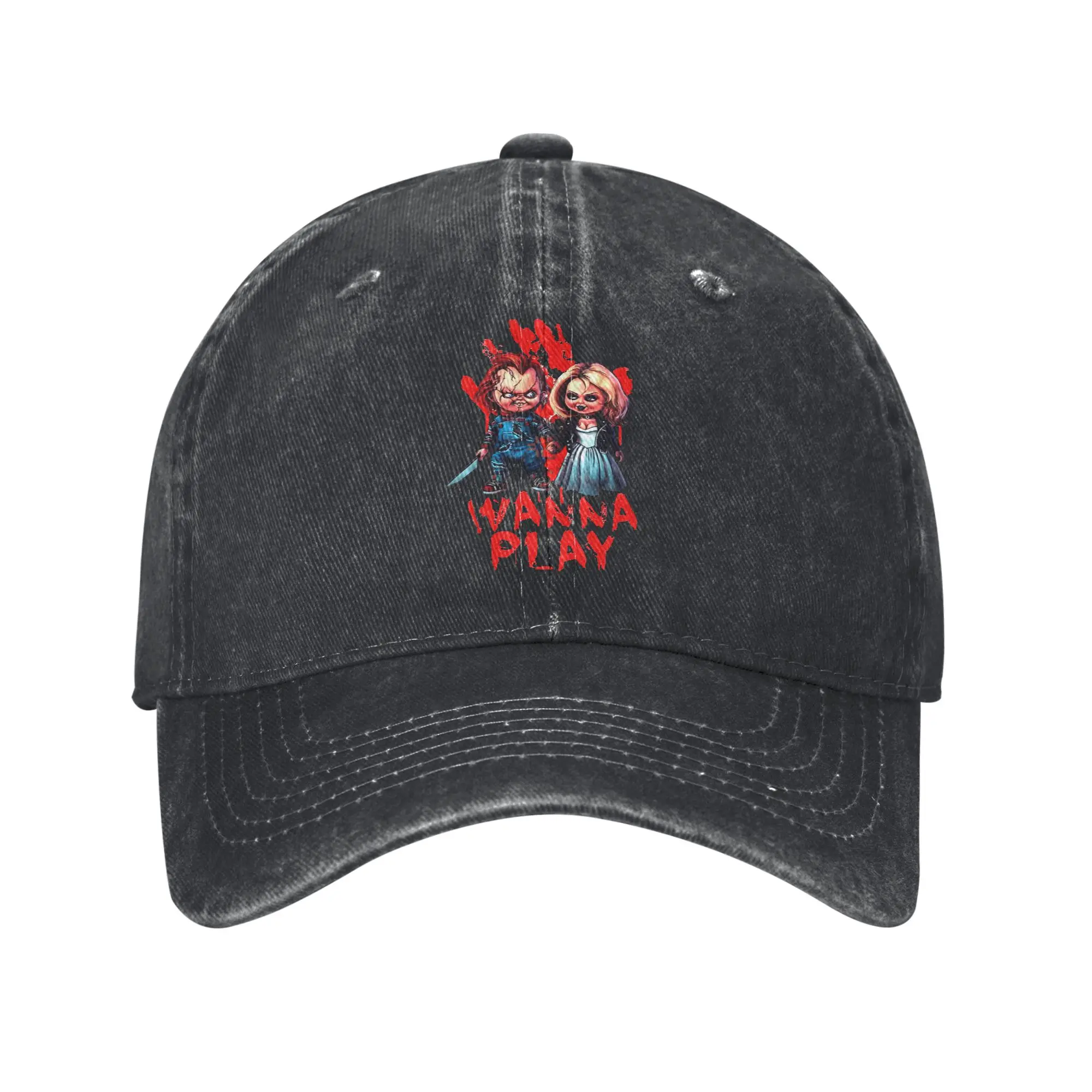 Custom Classic Chucky Horror Film Cowboy Hat Women Men Adjustable Unisex  Dad Hat Spring