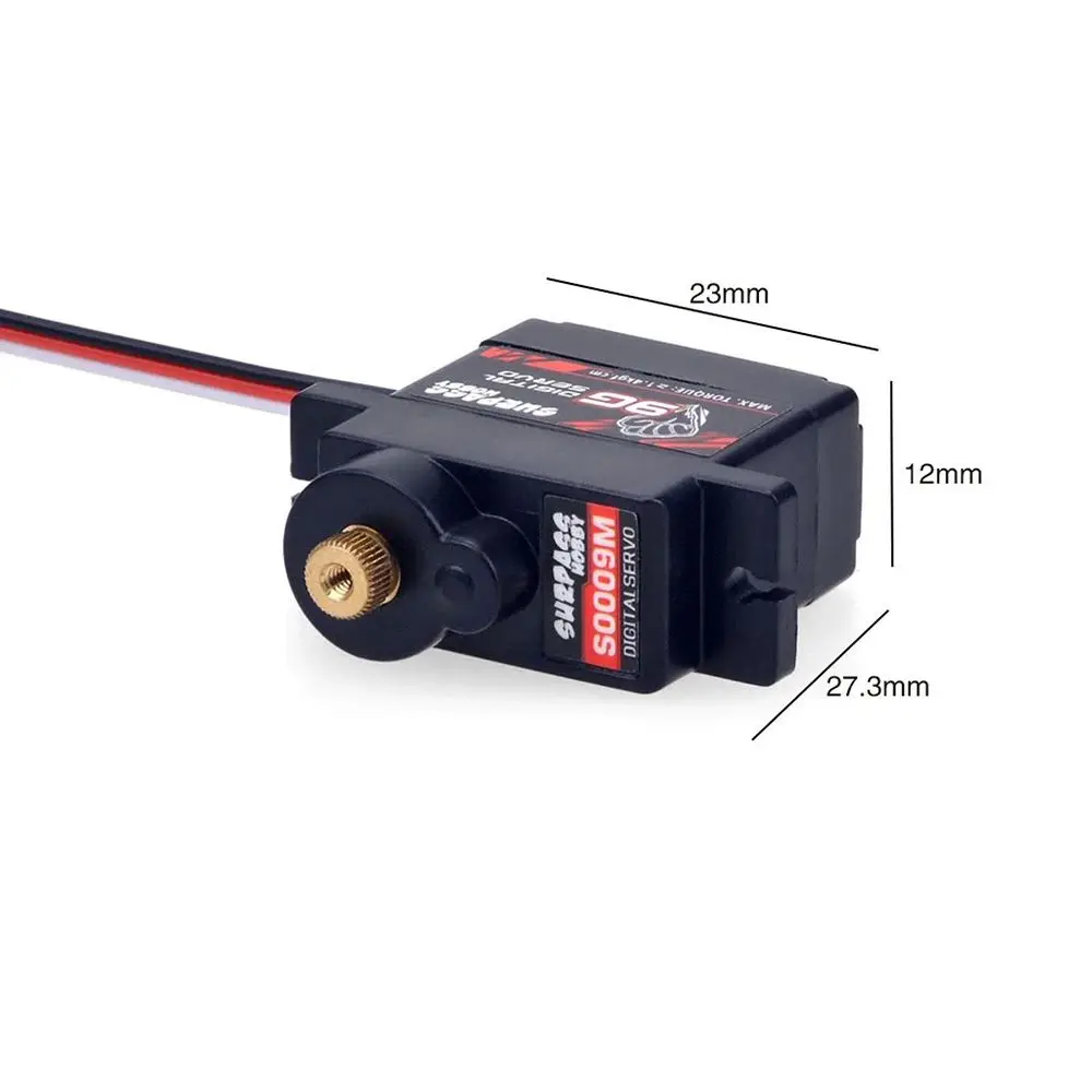 Robô de Controle Remoto para Indoor Flight, Servo Motor Digital, Mini Servo, S0009M, 9g, Novos Produtos