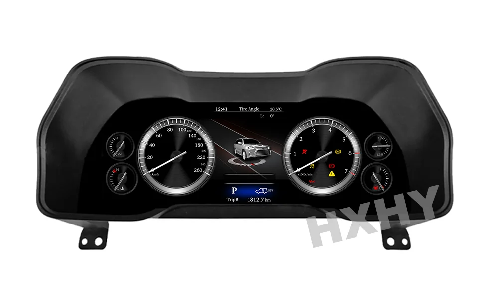 2024 ultimo quadro strumenti LINUX digitale per auto originale per Toyota 4runner 2010-2022 LCD Speedmeters pannello lettore cruscotto