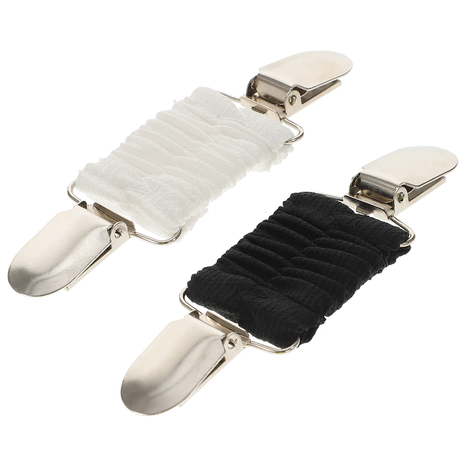

2pcs Anti-exposure Cardigan Clips Shawl Brooches Black Pins Clothes Accessories Sweater Boutonniere for Women