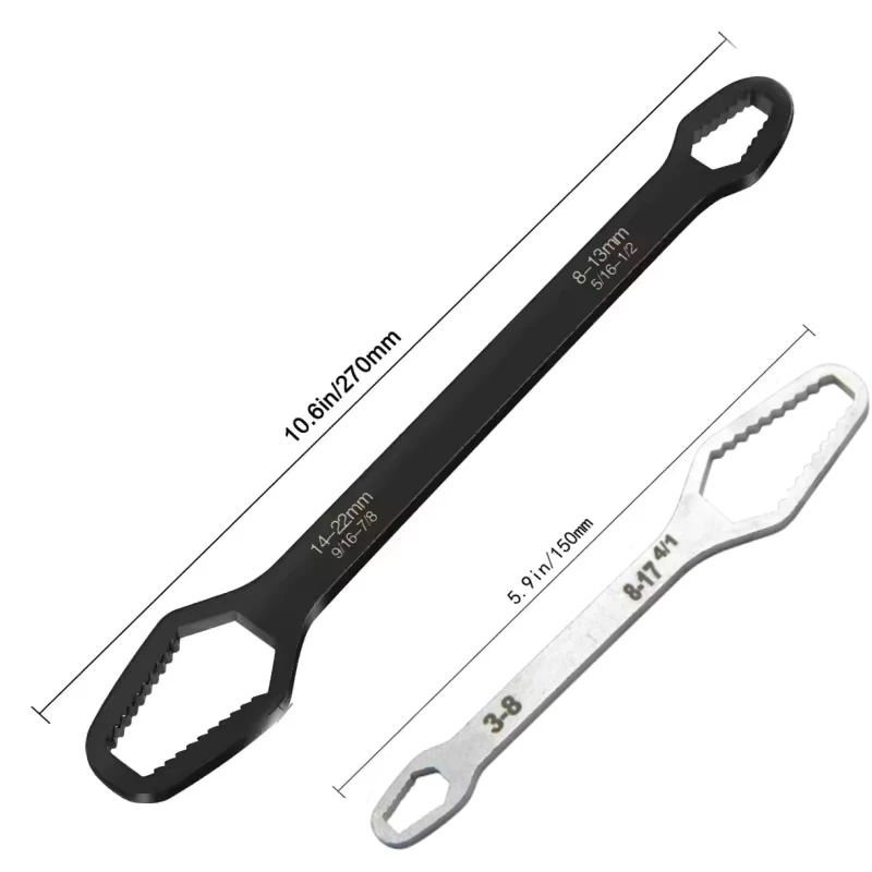 3-17mm multifunctional double end box wrench 8-22mm hexagonal solid wrench for tightening various diameter screws and nuts image 4
