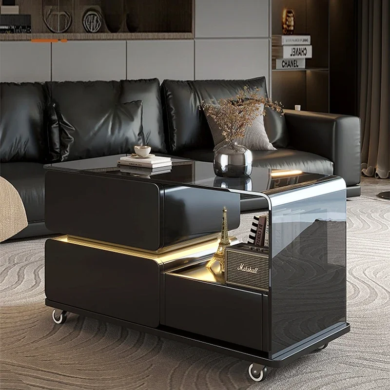 

Sofa side cabinet, light luxury, high-end creative side table, living room corner coffee table, movable cart