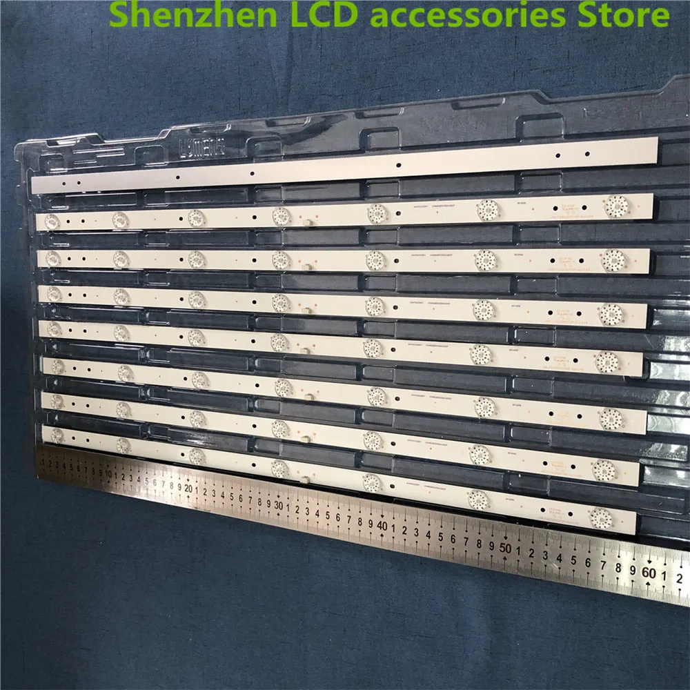 TV LCD LED pour machine universelle 32 pouces, rétroéclairage LED, 7 lampes 6V, long 59cm, nouveau substrat en aluminium, 100%