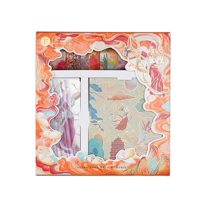 

Multifunctional Handbook Gift Box Korean Cute Stationery Handbook Notebook