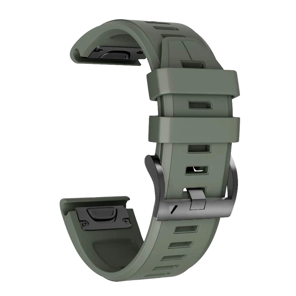 Correas de silicona para reloj inteligente, pulsera de 22 y 26mm para Garmin Fenix 7, 7X, 6, 6X Pro, 5X, 5 Plus, 3 HR, 935, Epix, de liberación rápida