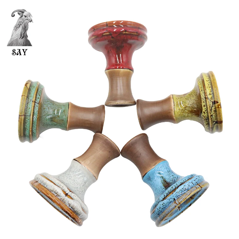 

SY New Ceramic Hookah Bowls Shisha Tobacco Holder Chicha Cachimbas Water Pipe Accessories