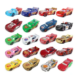 Disney Figures The King Helicopter Pixar Cars Doc Hudson Lightning McQueen Storm Jackson Metal Model Racing Car Toys Kids Gifts