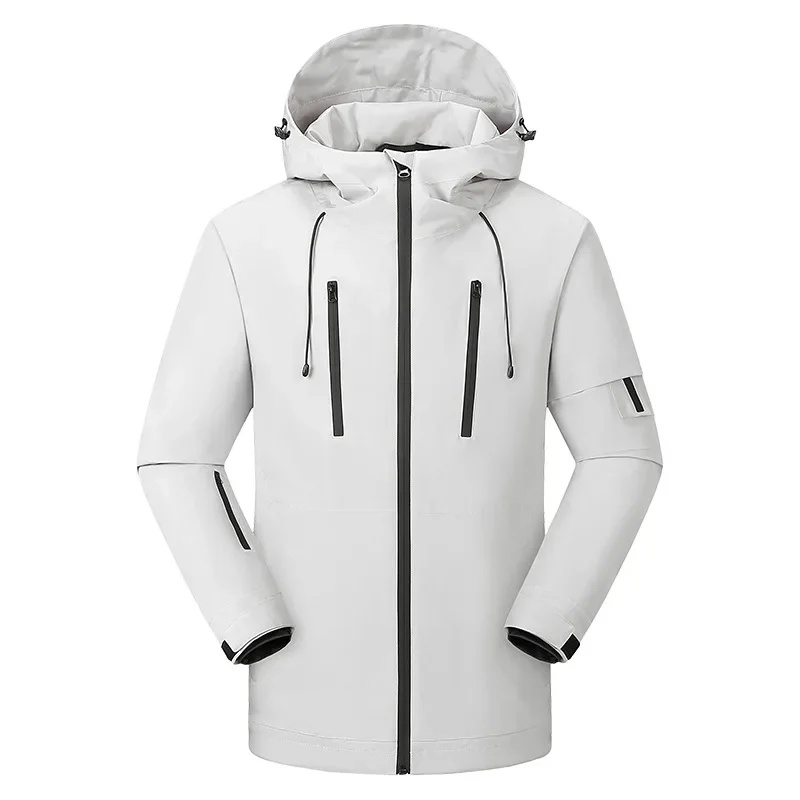 New outdoor sports heating jacket, rechargeable heating and velvet winter constant temperature windproof electric heating jacket