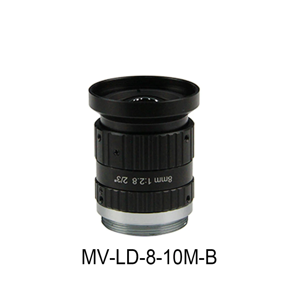 MV-LD-50-10M-B 10MP 2/3 "عدسة رؤية الآلة 50 مم عدسة صناعية C Mount