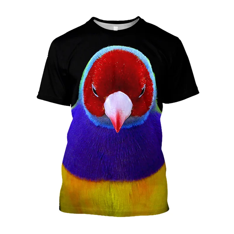 

3D Printed Cute Animal Parrots T Shirt Psittaciformes Graphic T-shirts For Men Kid Fashion Funny Harajuku Top Clothes Tee Shirts