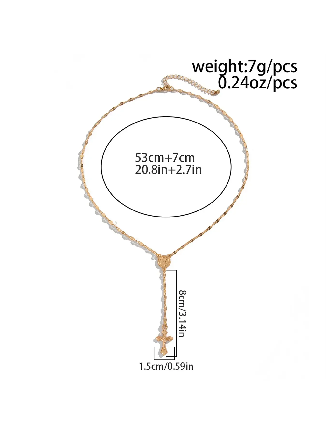 Unique Fashion Cross Pendant Necklace for Women Simple Crystal Necklace Sweater Chain Long Y-shaped Necklace Y2K Party Jewelry Zircon Necklace