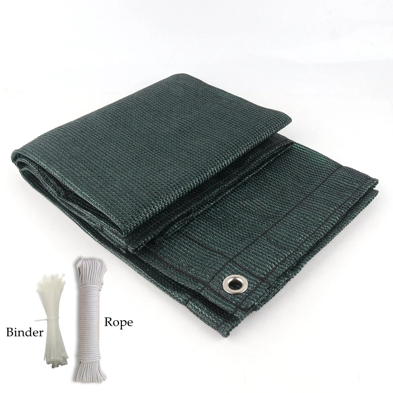 Dark Green HDPE Balcony Privacy Net Fence Shielding Anti-UV Windproof Apartment Balcony Protection Terrace Shelter Privacy Net