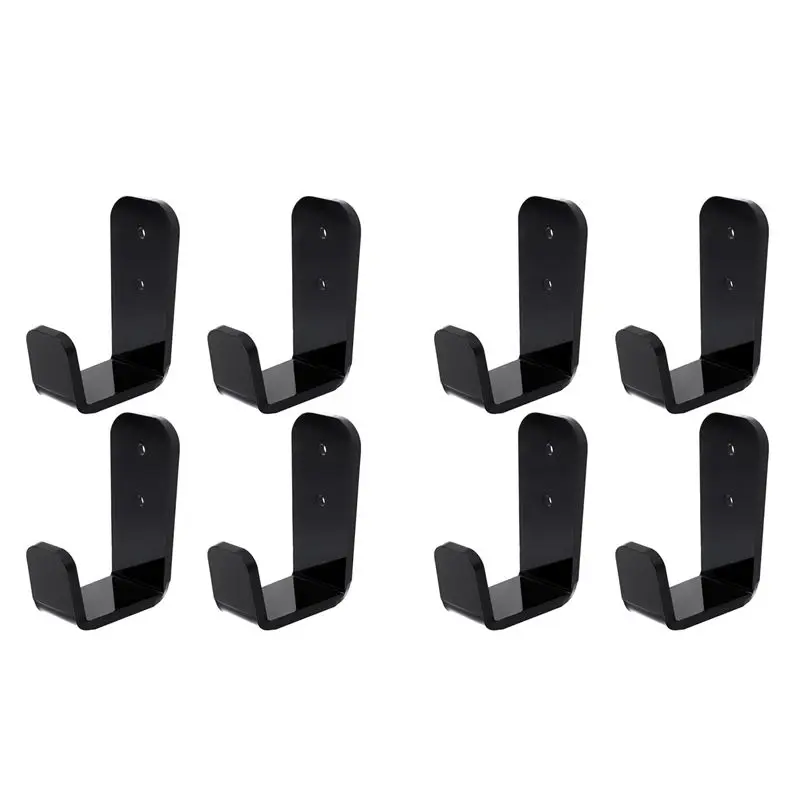 AEF6-8 PCS Hockey Stick Display Holder Wall Mount, Golf Club Display Rack, Hockey Stick ,For Horizontal Hanger For Home Wall