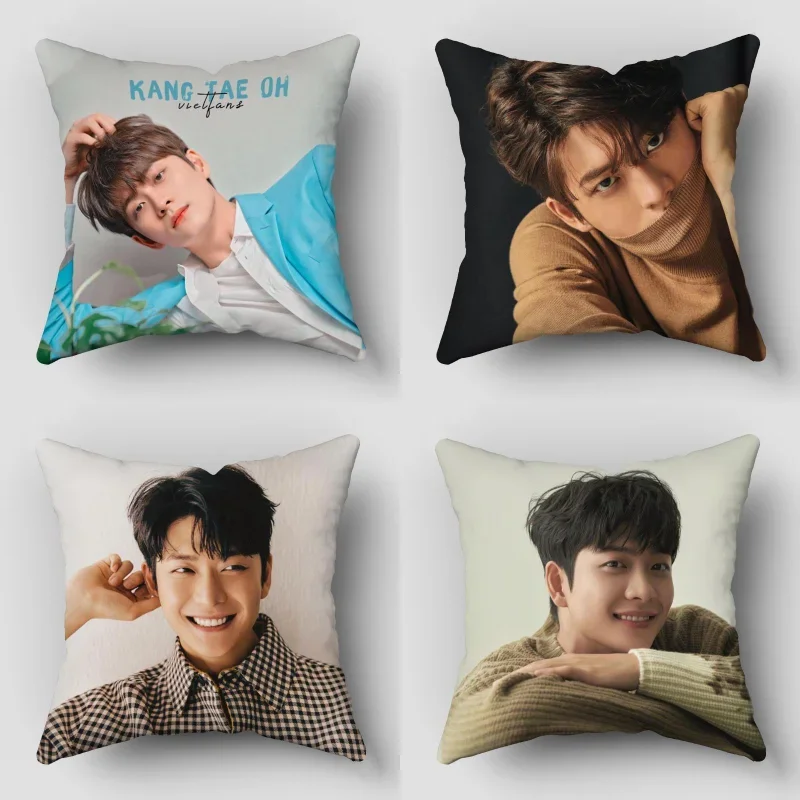 강태오 Kang Tae Oh Kpop Band Pillow Case Satin Fabric Pillowcase Decorative Pillow Cover Wedding Decorative 0421