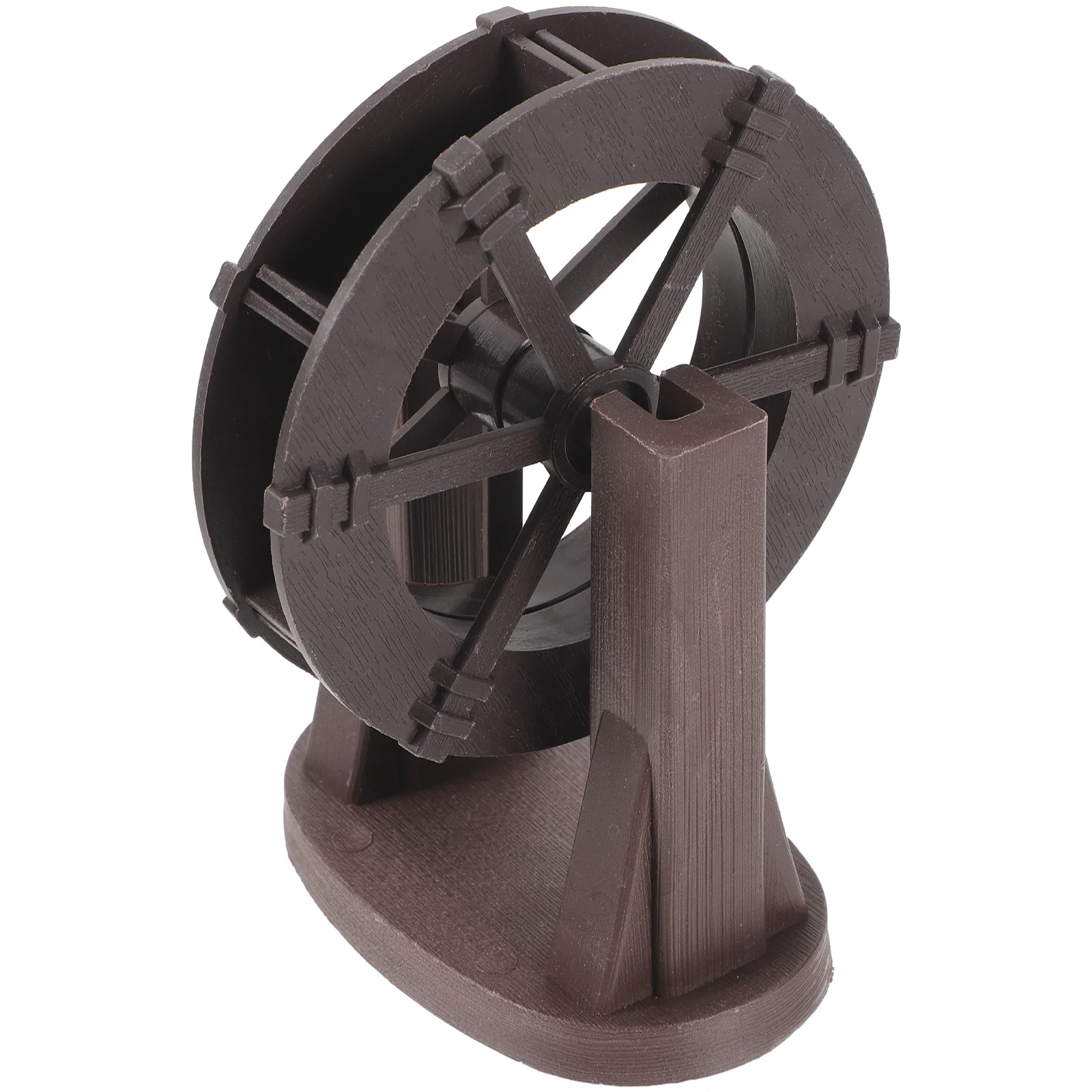 

Plastic Mini Decor for Zen Running Water Wheel Garden Fountain Ornaments Home Office Rockery Scene Layout Accessories