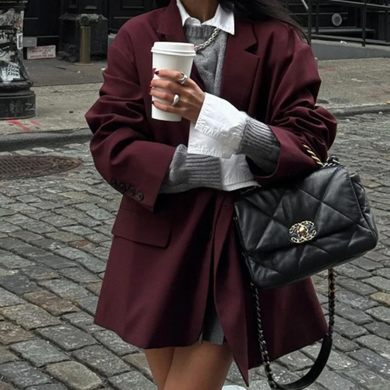 Fall 2025 New Women's Solid Color Loose Cardigan Jacket Fashionable Low-Waisted Pleated Skirt Suit