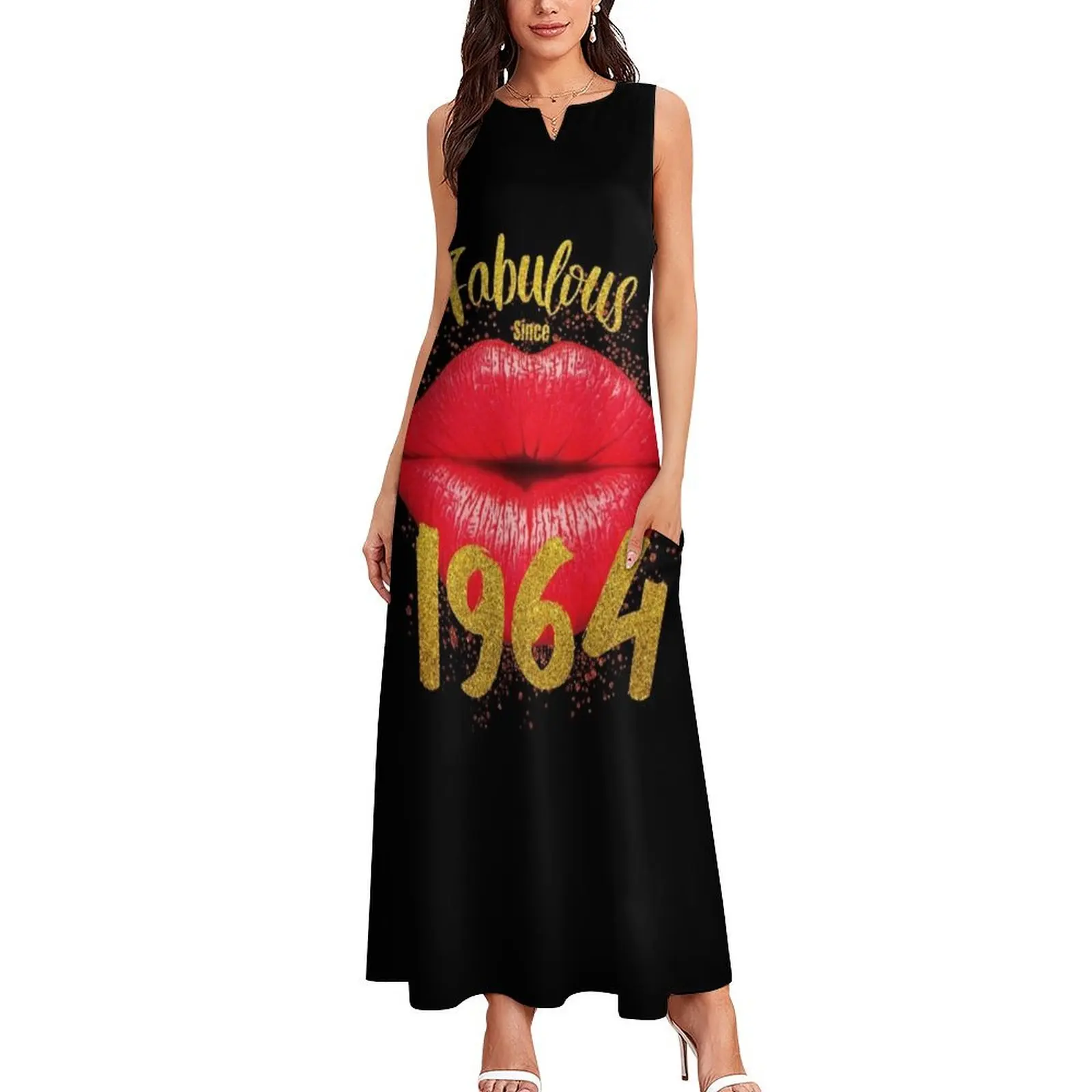 Fabulous Since 1964, T-Shirt Long Dress elegant women's dresses sale dresses for women