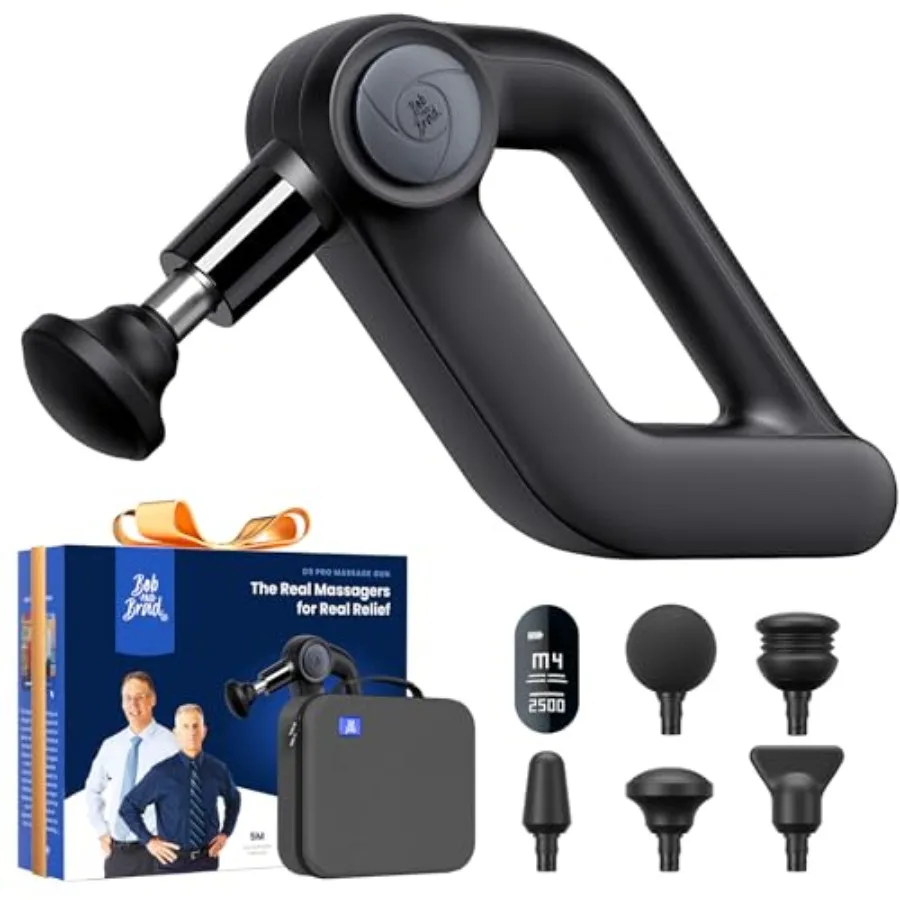 

Массажный пистолет D5 Pro с амплитудой 13 мм FSA-HSA Eligible Профессиональный перкуссионный массажный пистолет для глубоких тканей Эргономичная D-образная ручка для