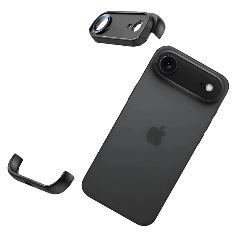 حافظة لهاتف آيفون 17 برو ماكس، وسادة حماية زاوية بدون إطار، واقي عدسة الكاميرا بدون ظهر، حافظة من السيليكون الناعم من مادة TPU #1